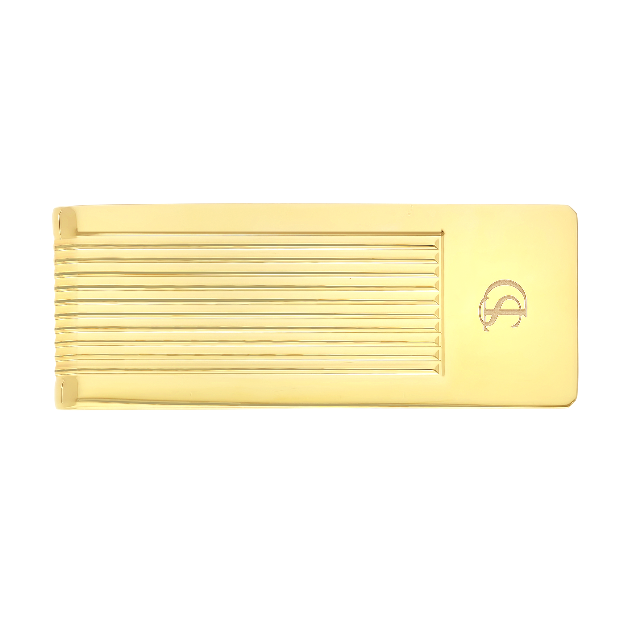 Goldfarbene Geldklammer