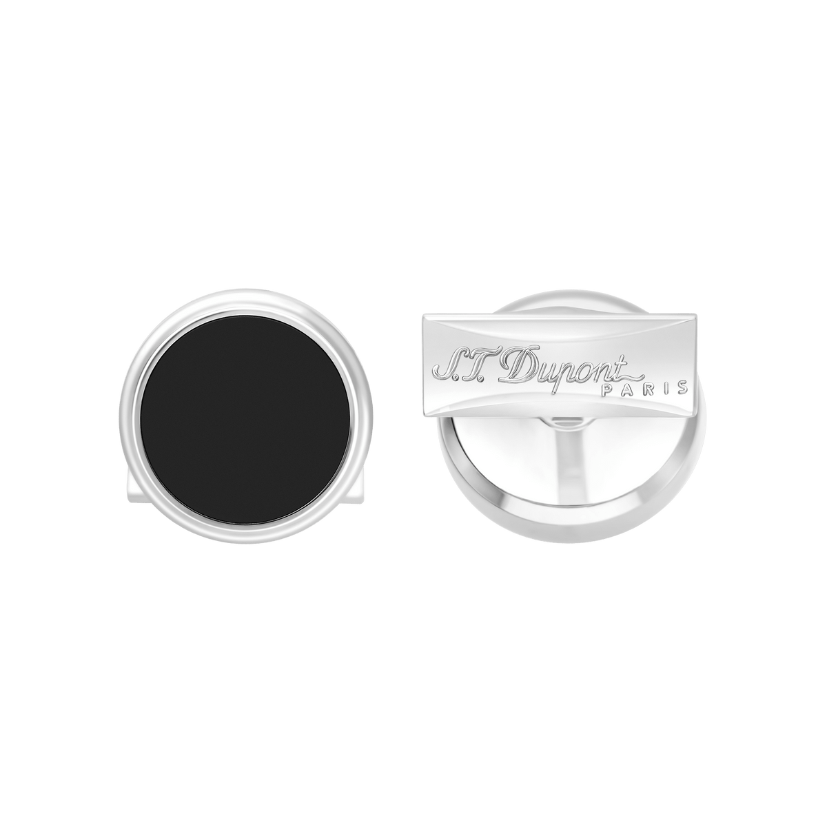 Chrom Accessoires_QTF collection_cufflinks color_silver 1 - S.T. Dupont Germany