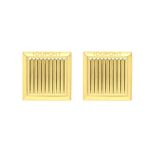 Diamantspitzen-Guillochierung Accessories collection_cufflinks color_gold 1 - S.T. Dupont Germany