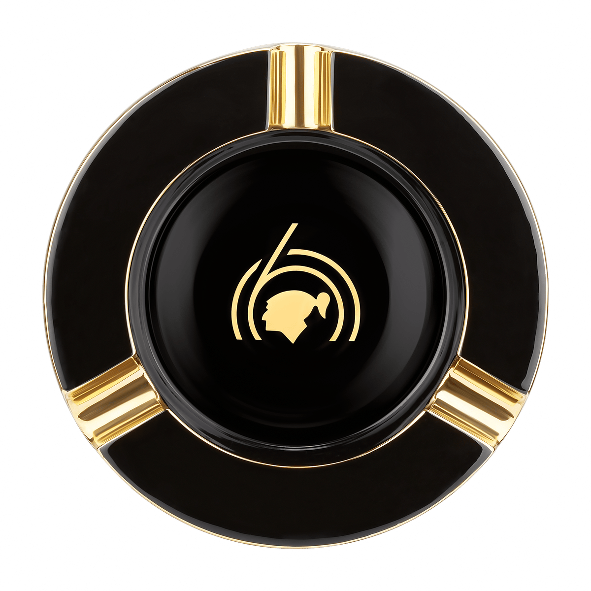 porzellan art-of-fire Collection_Ashtray color_black 1 - S.T. Dupont Germany