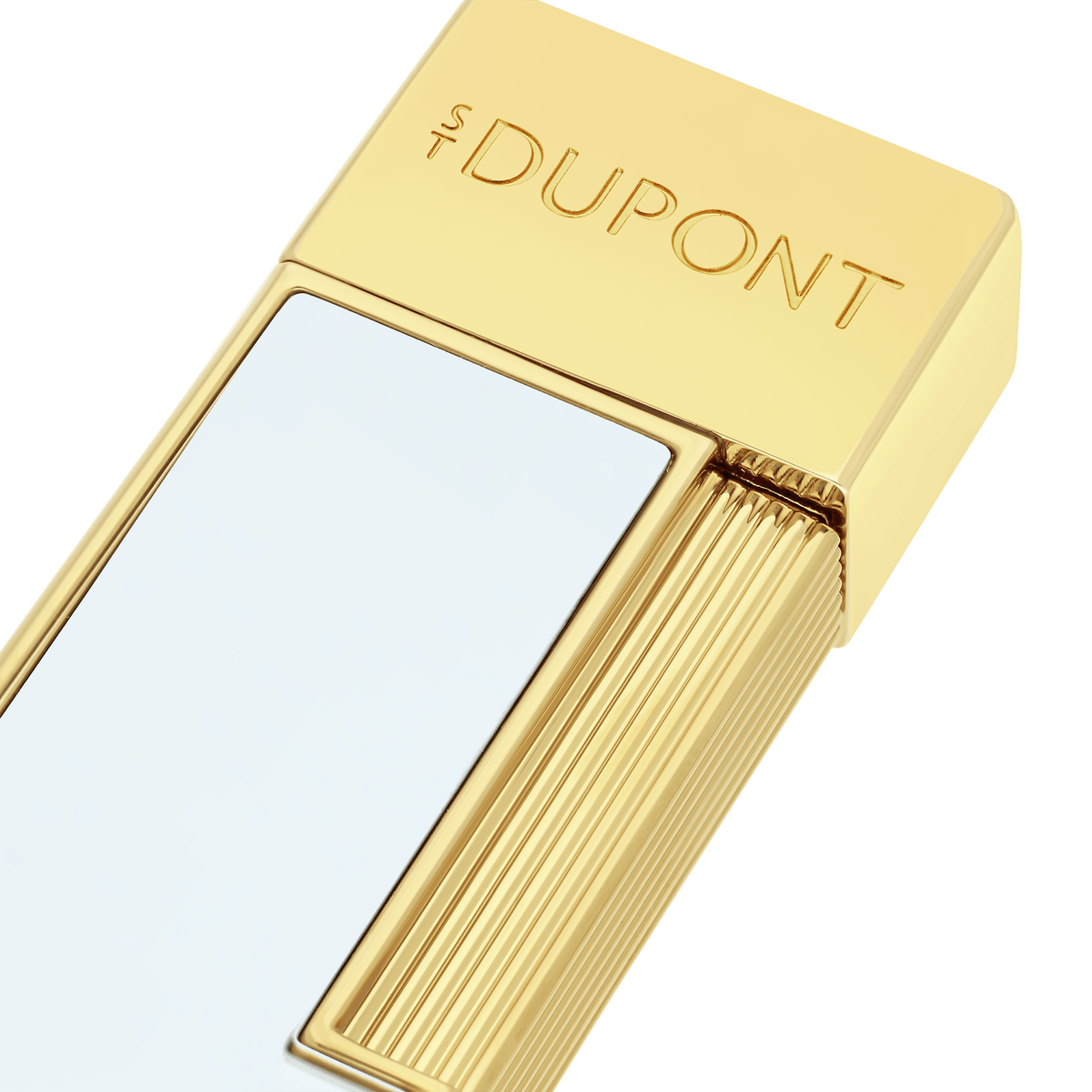 Lackiertes Feuerzeug color_white finition_lacquer flame_blue 2 - S.T. Dupont Germany