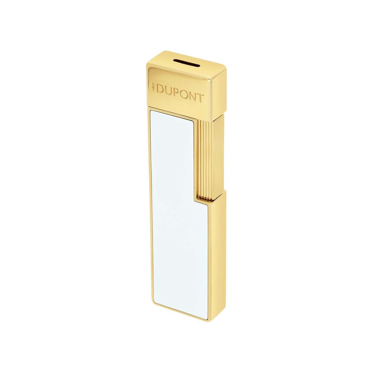 Lackiertes Feuerzeug color_white finition_lacquer flame_blue 4 - S.T. Dupont Germany