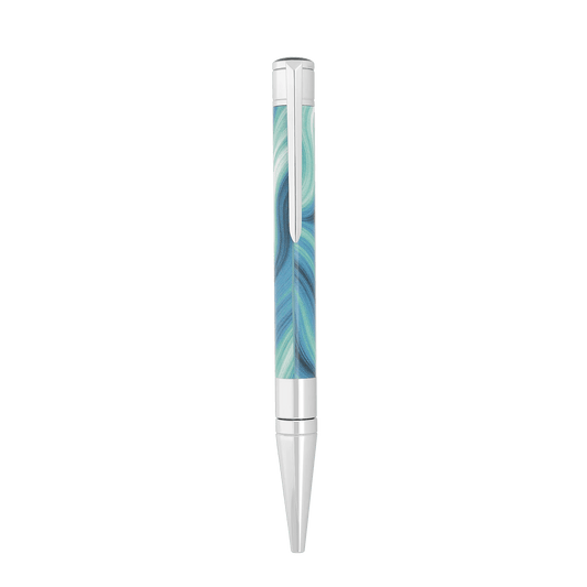 Kugelschreiber color_blue Father's day finition_chrome 1 - S.T. Dupont Germany