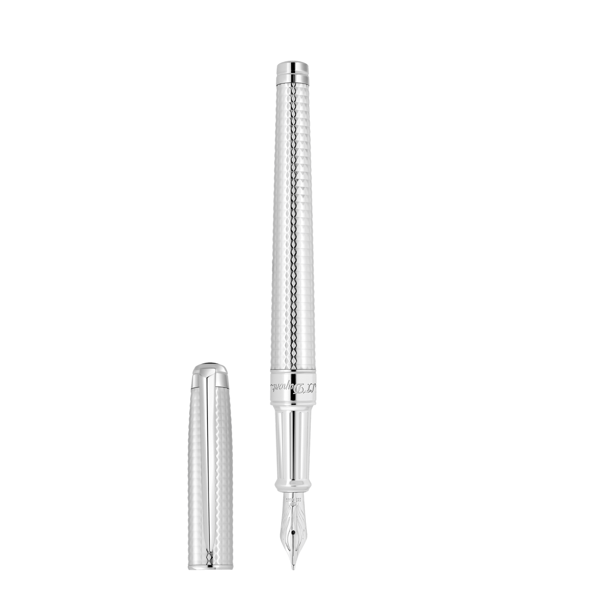 FÜLLFEDERHALTER Medium collection_eternity collection_line - d color_silver 1 - S.T. Dupont Germany
