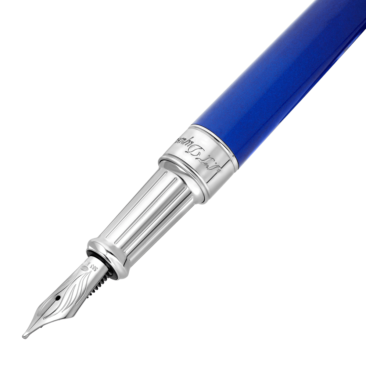 FÜLLFEDERHALTER Medium collection_eternity collection_line - d color_blue 2 - S.T. Dupont Germany
