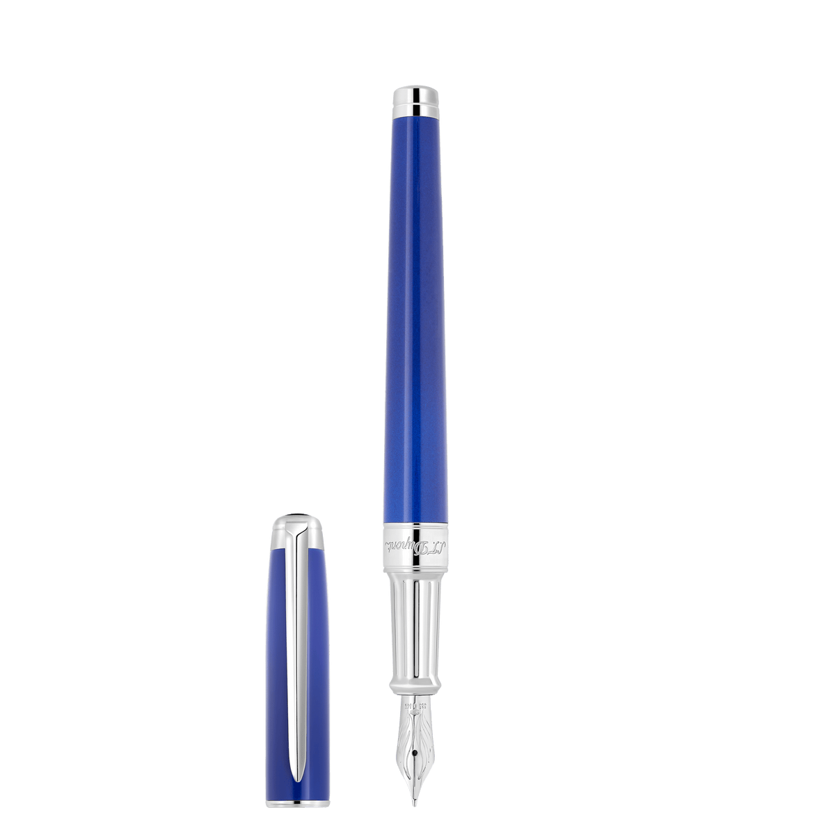 FÜLLFEDERHALTER Medium collection_eternity collection_line - d color_blue 1 - S.T. Dupont Germany
