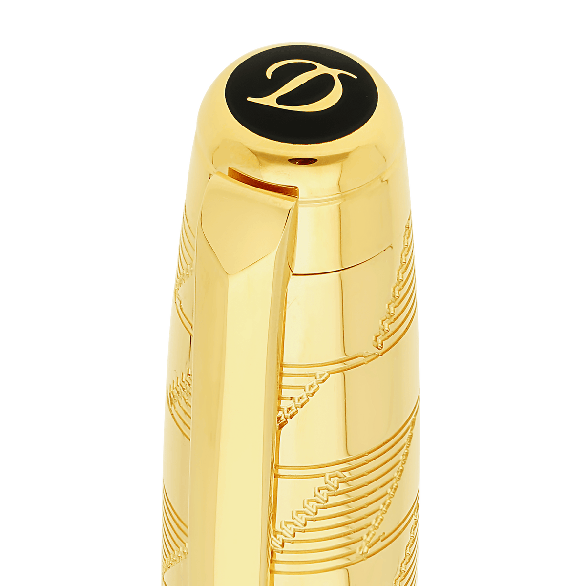 Tintenroller Medium Collection_Monogram color_gold color_golden 4 - S.T. Dupont Germany
