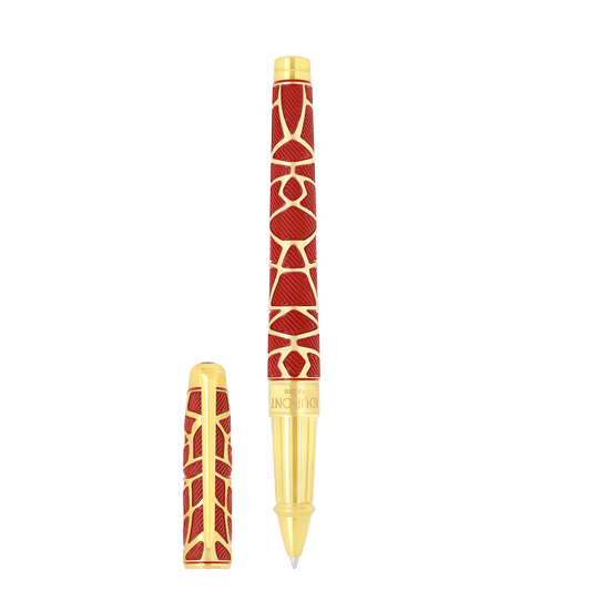Tintenroller large color_red finition_golden Limited - edition_Orlinski 1 - S.T. Dupont Germany