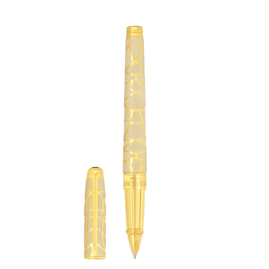 Tintenroller large color_golden Limited - edition_Orlinski material_brass 1 - S.T. Dupont Germany