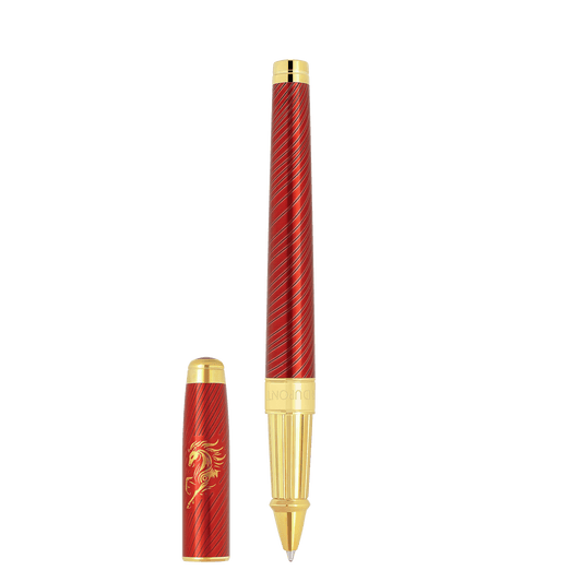 Tintenroller large color_red finition_golden Limited - edition_Horse 1 - S.T. Dupont Germany