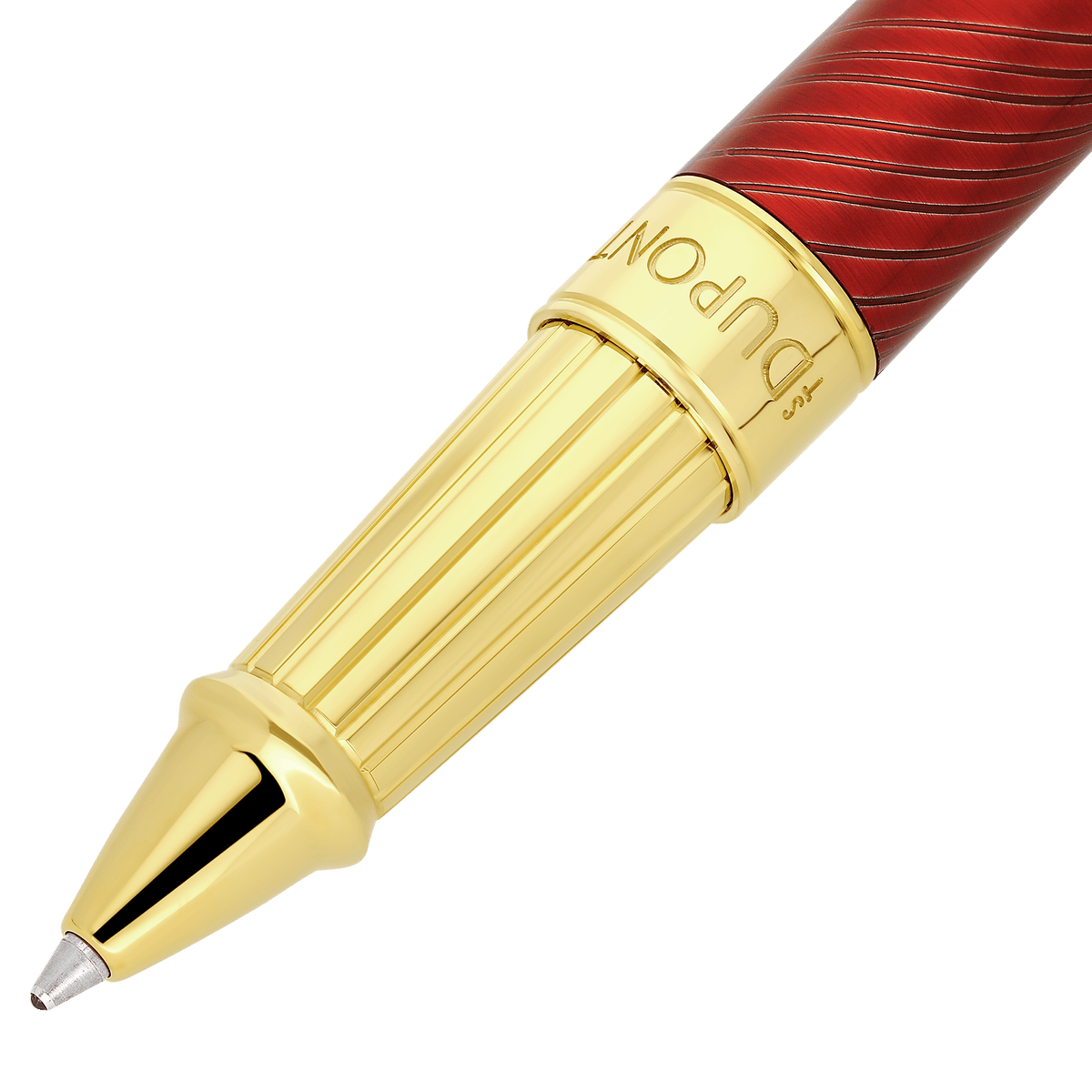 Tintenroller large color_red finition_golden Limited - edition_Horsemane 2 - S.T. Dupont Germany