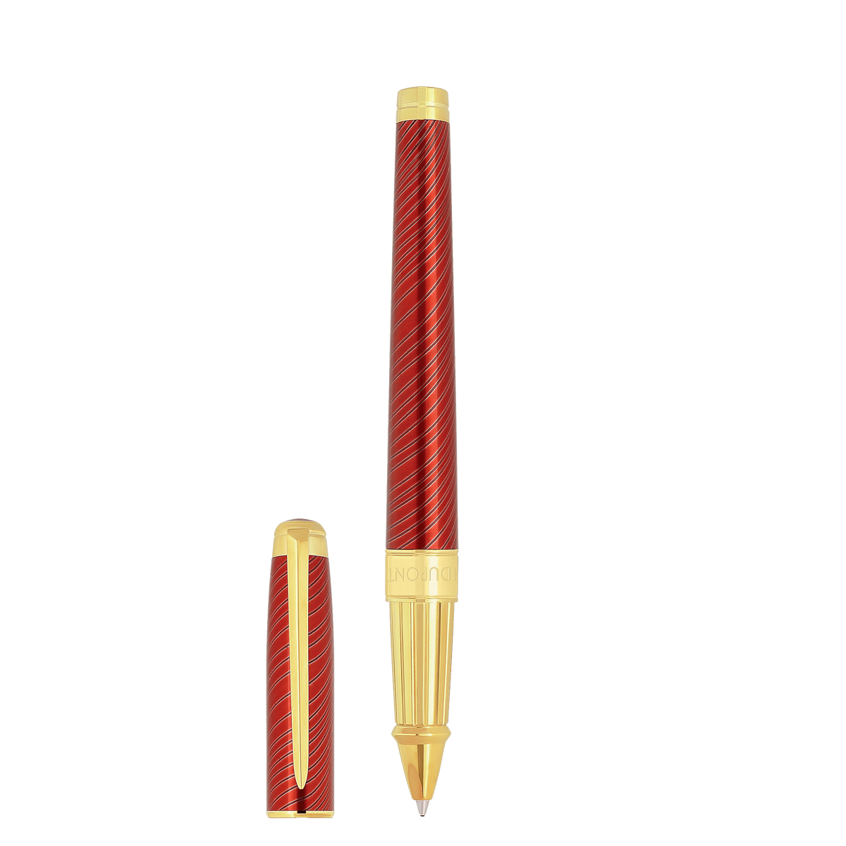 Tintenroller large color_red finition_golden Limited - edition_Horsemane 1 - S.T. Dupont Germany