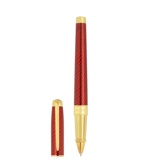 Tintenroller large color_red finition_golden Limited - edition_Horsemane 1 - S.T. Dupont Germany
