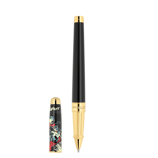 Tintenroller Large collection_dc - comics color_golden Limited - edition_harley - quinn 1 - S.T. Dupont Germany