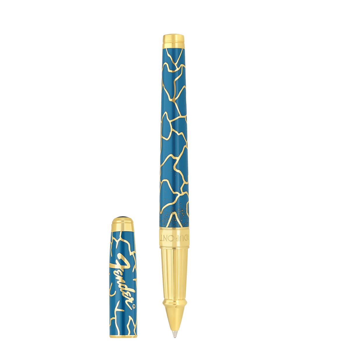 Titenroller large color_blue - fender finition_golden Limited - edition_Fender 1 - S.T. Dupont Germany