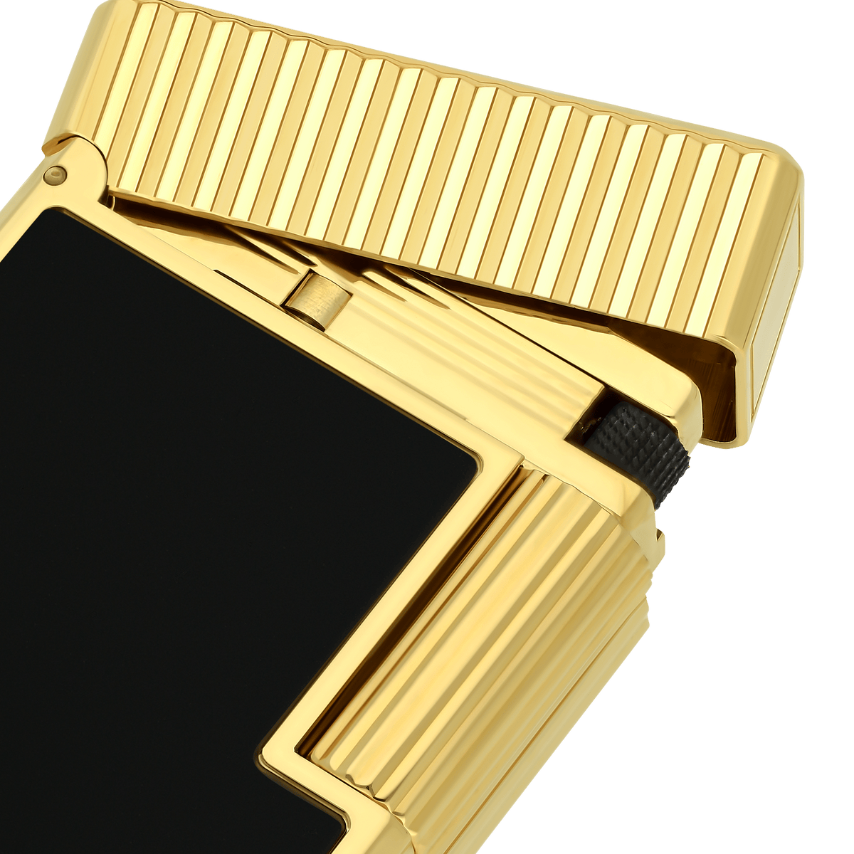 Lackiertes Feuerzeug art - of - fire Collection_Ligne - 1 color_golden 2 - S.T. Dupont Germany