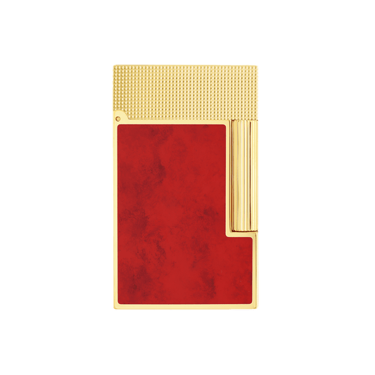 Lackiertes feuerzeug art - of - fire Collection_Popote color_red 1 - S.T. Dupont Germany