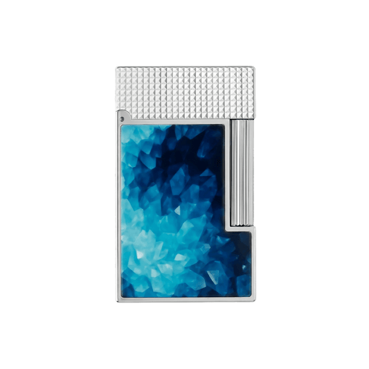 Lackiertes feuerzeug backtoschool26 cling color_blue 1 - S.T. Dupont Germany