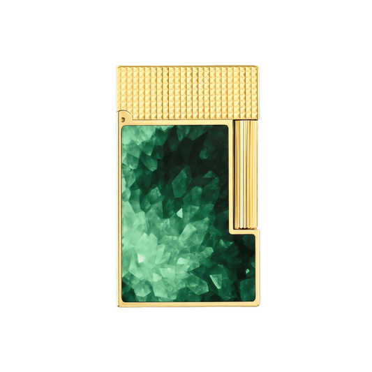 Lackiertes feuerzeug backtoschool26 cling color_green 1 - S.T. Dupont Germany