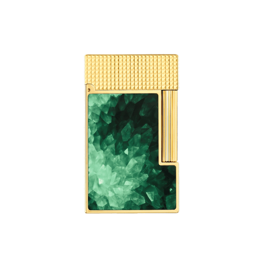 Lackiertes feuerzeug color_green Father's day finition_palladium 1 - S.T. Dupont Germany