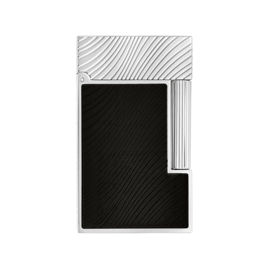 Pferdemähnen - Guilloché color_black father's day finition_golden 1 - S.T. Dupont Germany