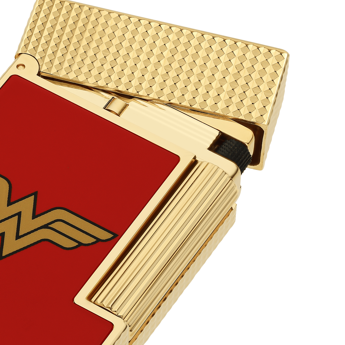 Lackiertes feuerzeug Collection_DC - comics color_red flame_double 2 - S.T. Dupont Germany