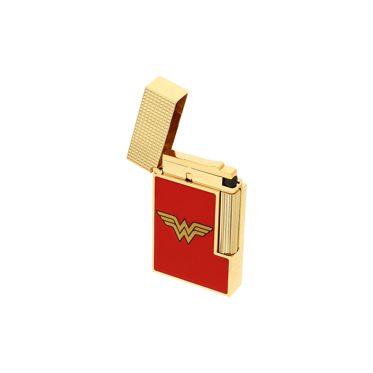 Lackiertes feuerzeug Collection_DC - comics color_red flame_double 5 - S.T. Dupont Germany