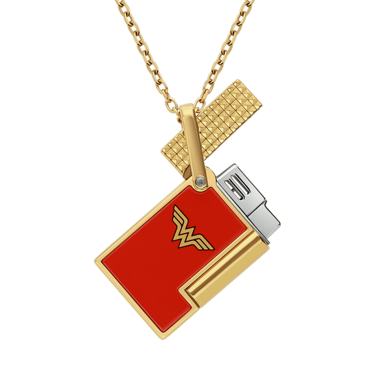 Lackiertes feuerzeug Collection_DC - comics collection_necklace color_red 1 - S.T. Dupont Germany