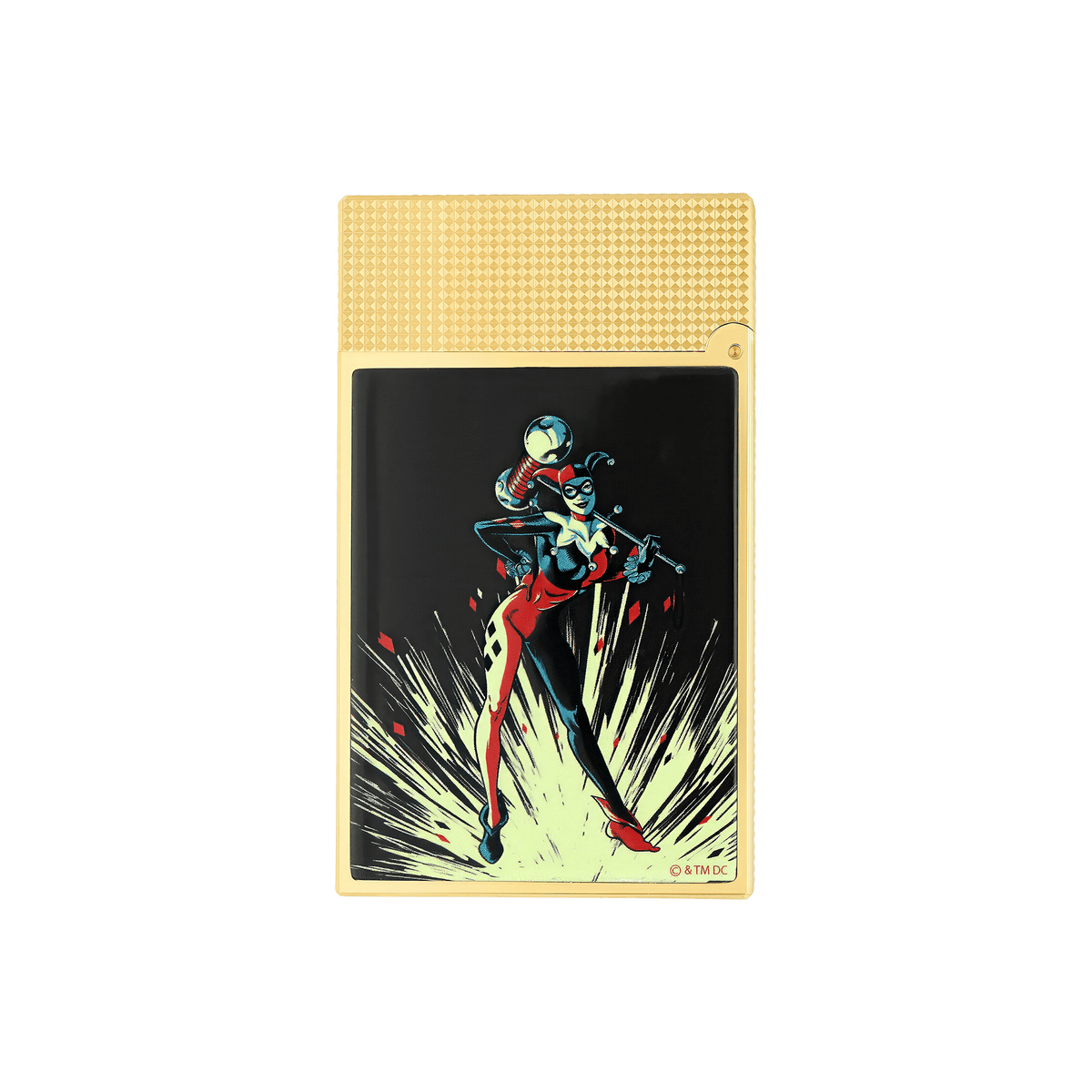 Lackiertes Feuerzeug collection_dc - comics color_golden finition_lacquer 3 - S.T. Dupont Germany