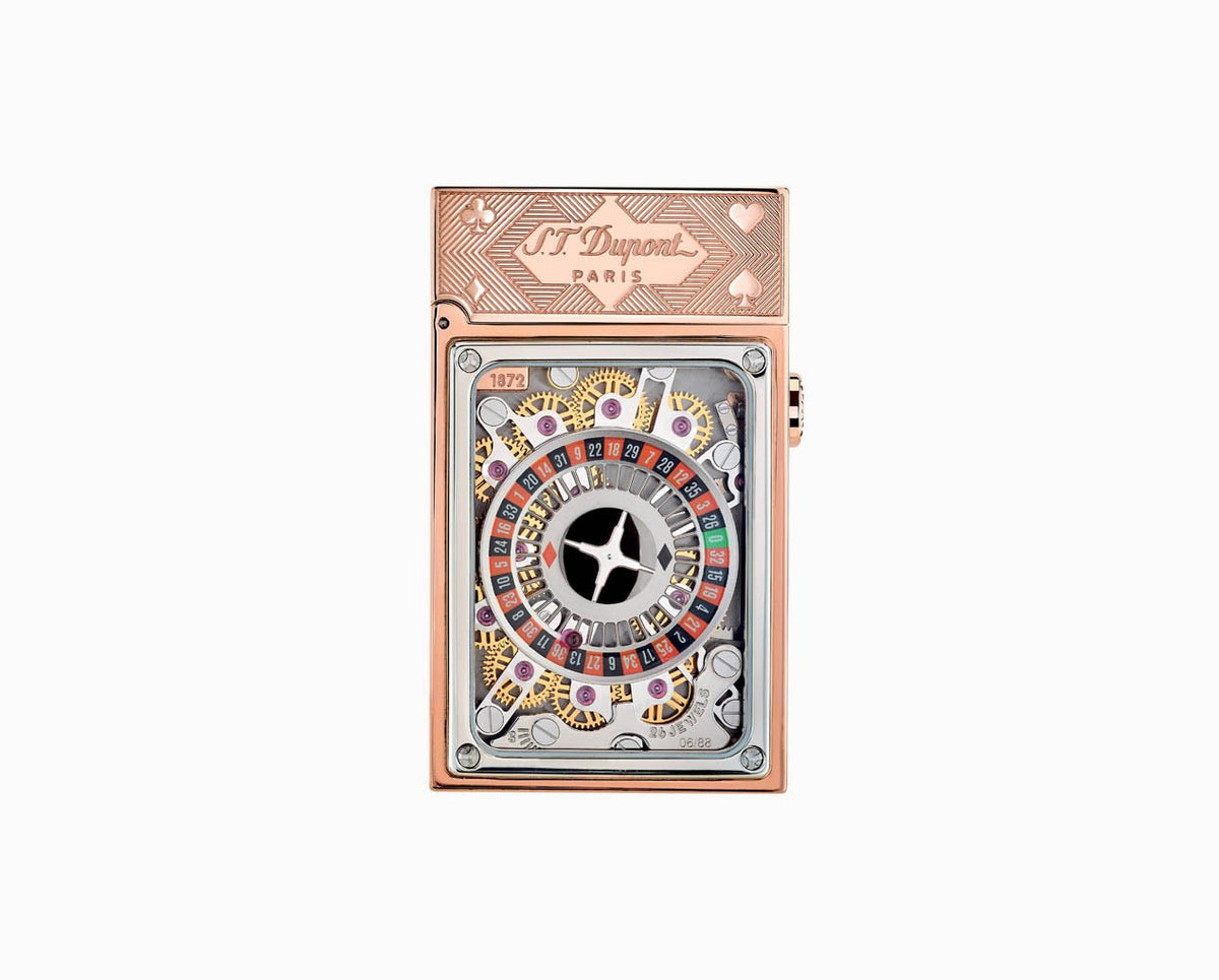 Casino badge_Limited edition color_pink finition_pink - gold 1 - S.T. Dupont Germany