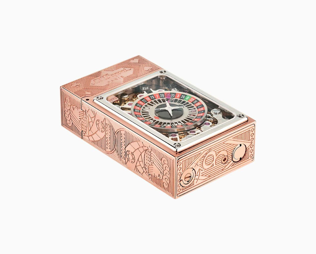 Casino badge_Limited edition color_pink finition_pink - gold 4 - S.T. Dupont Germany