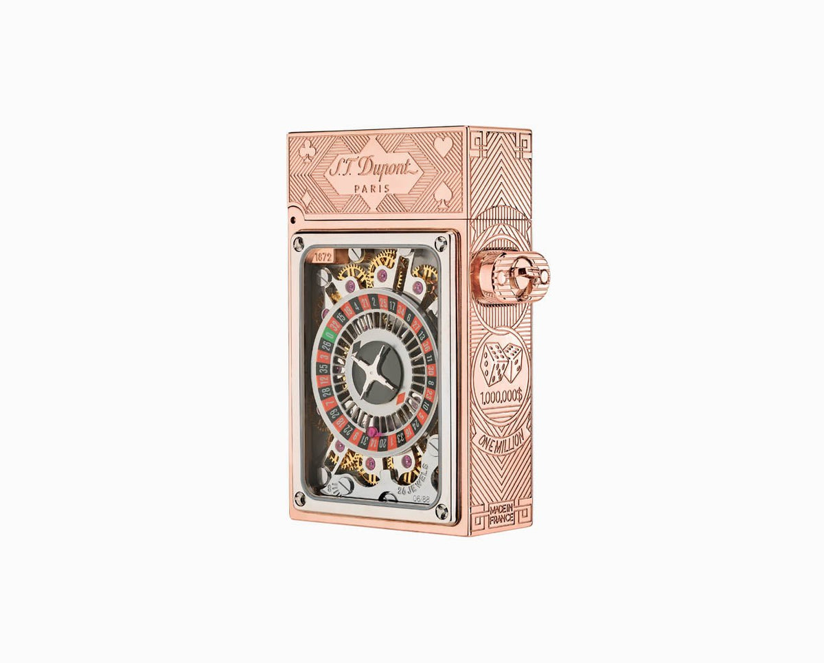 Casino badge_Limited edition color_pink finition_pink - gold 2 - S.T. Dupont Germany